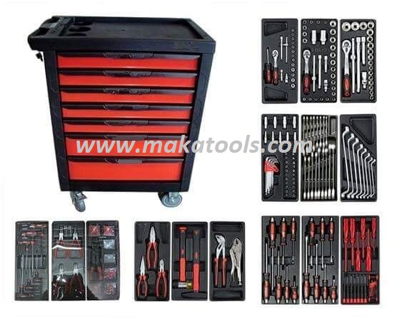 Roller Tool Cabinet With Tools Assortment (MK1616)
