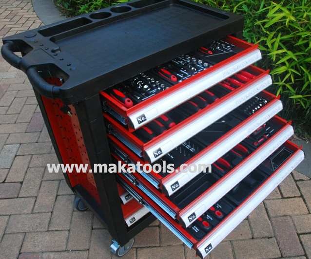 Kraft Package Workshop Tool Cabinet Trolley with tools