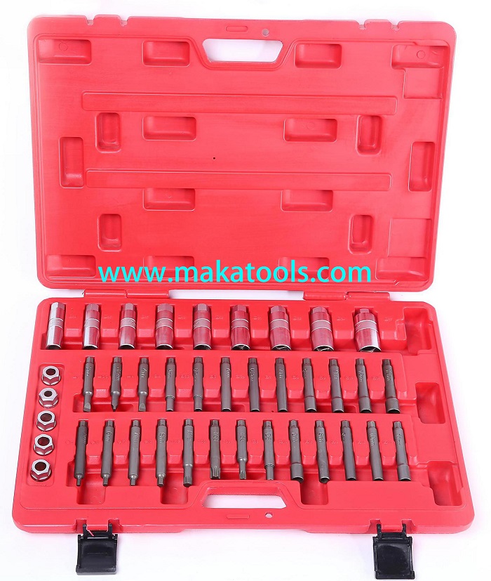 39 pcs Front Suspensions Strut Shock Repair Socket Adapters Installation Tool Kit