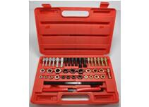 42pc ReThread Tool Kit UNC UNF and Metric Sizes Taps Dies and Files