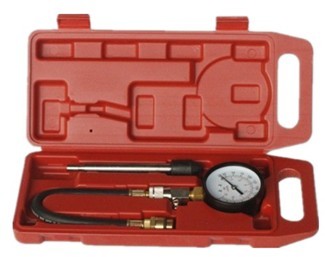 Professional Compression Tester with Quick Disconnect for Petrol Engines