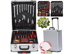 399pcs Tool Set Mechanics Toolbox Trolley (MK1638)